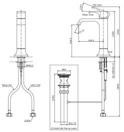 TOTO TLG08303V - Vòi lavabo cổ cao nóng lạnh 1 Vòi chậu lavabo TOTO TLG08303V cổ cao 2