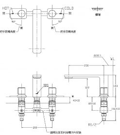 TOTO TBX20AV200 - Vòi sen xả gắn bồn 1 Vòi xả bồn TOTO TBX20AV200 2