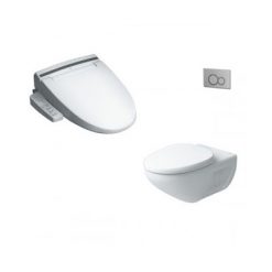 Bồn cầu treo tường INAX AC-23P + CW-KB22AVN nắp rửa điện tử