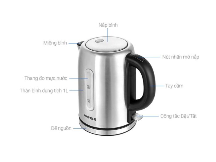 Ấm siêu tốc HAFELE T-9017 535.43.730 1L - Ảnh 2