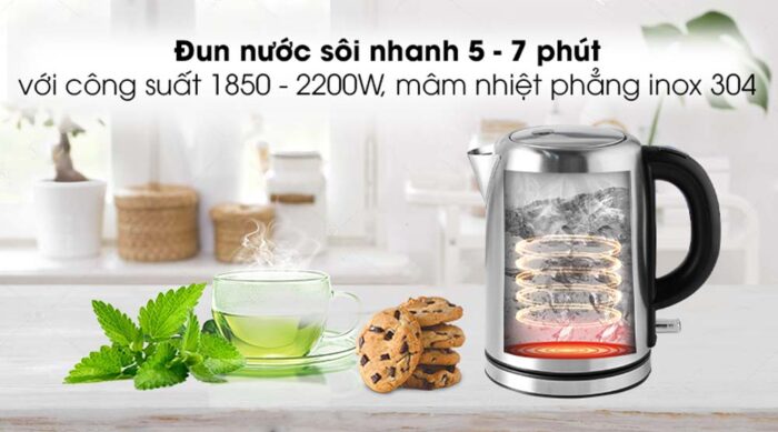 Ấm siêu tốc HAFELE T-9017 535.43.730 1L - Ảnh 7