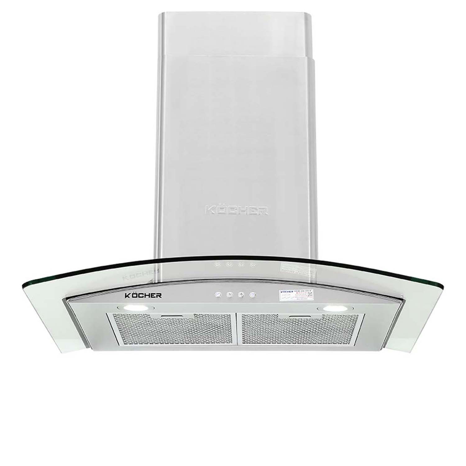 Máy hút mùi KOCHER K-8870 70cm kính cong