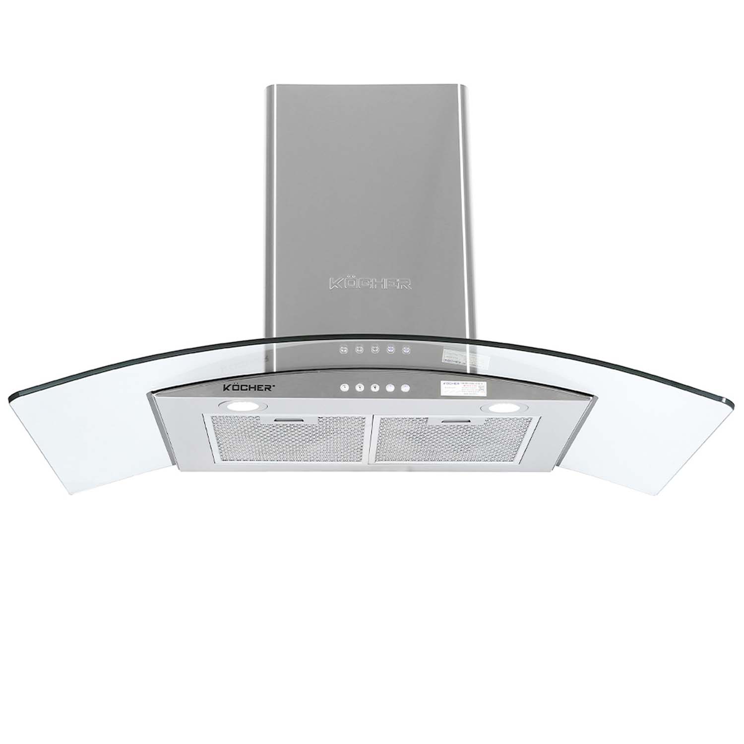 Máy hút mùi KOCHER K-8890 70cm 90cm kính cong