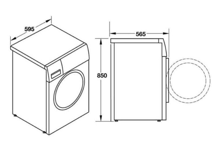 Máy giặt Hafele HW-F60B 538.91.530 - Ảnh 2