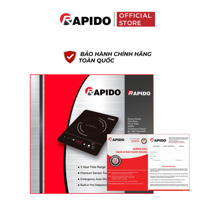 Bếp điện đơn Rapido RC2000ES - Ảnh 10