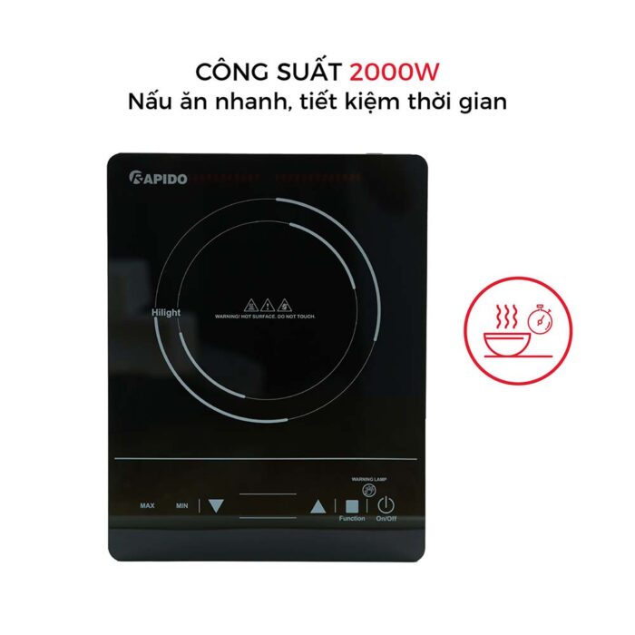 Bếp điện đơn Rapido RC2000ES - Ảnh 5