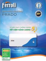 Bình nóng lạnh FERROLI Prado AE 15L lít ngang gián tiếp 2500w - Ảnh 2