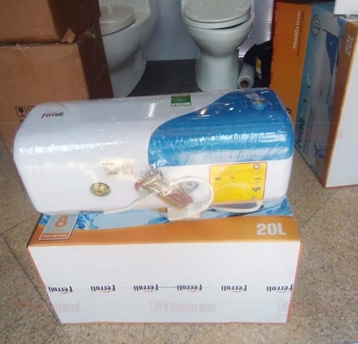 Bình nóng lạnh FERROLI Prado AE 15L lít ngang gián tiếp 2500w - Ảnh 5