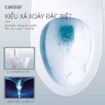 Bồn cầu 1 khối CAESAR C1363 nắp êm MU263 - Ảnh 5