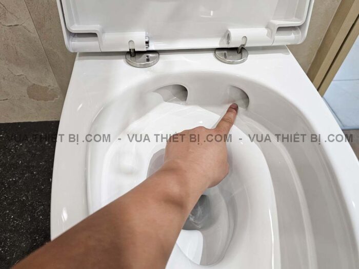 Bồn cầu 1 khối INAX AC-902VN (AC902VN) Aqua Ceramic nắp êm - Ảnh 11