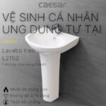 Chậu lavabo treo tường CAESAR L2152 P2445 - Ảnh 10