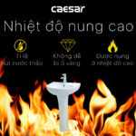 Chậu lavabo treo tường CAESAR L2152 P2445 - Ảnh 6