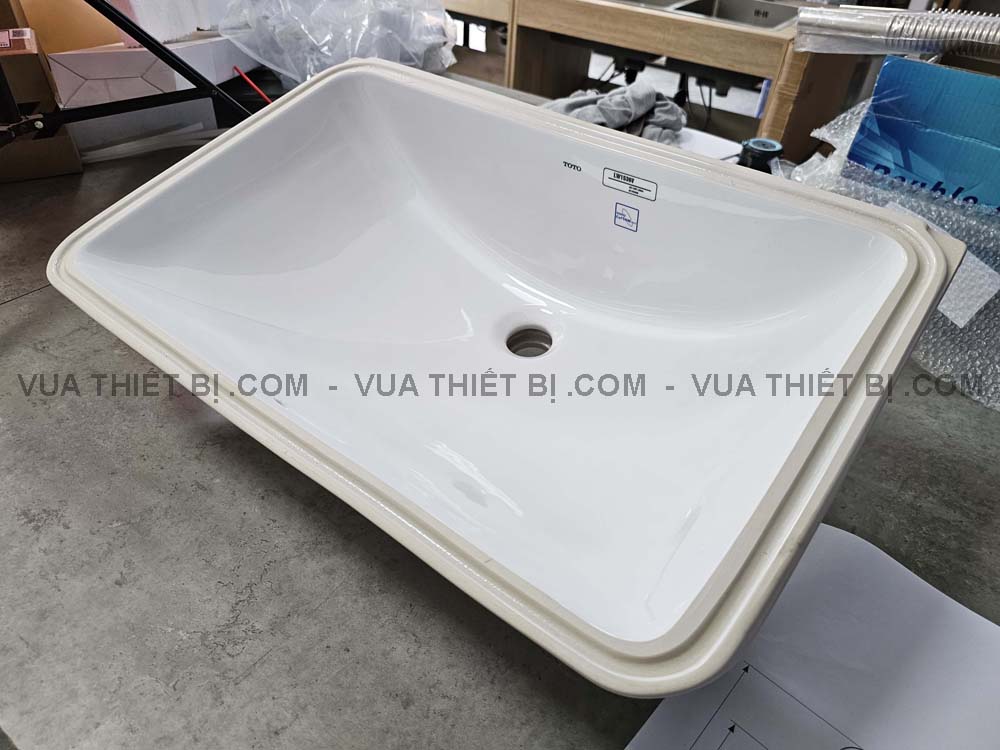 Hinh anh thuc te Chau lavabo am ban TOTO LW1536V TL516GV 2