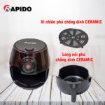 Nồi chiên không dầu Rapido RAF4.0M 4 lít cơ - Ảnh 4