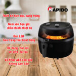 Nồi chiên không dầu Rapido RAF6.5M2 6.5 lít cơ - Ảnh 2