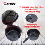 Nồi chiên không dầu Rapido RAF6.5M2 6.5 lít cơ - Ảnh 5