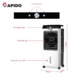 Quạt điều hòa RAPIDO Everest 6000M - Ảnh 5