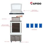 Quạt điều hòa RAPIDO Everest 9000M - Ảnh 2