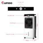 Quạt điều hòa RAPIDO Lucky 6000M - Ảnh 5