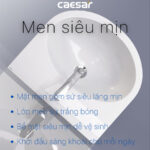 chậu lavabo treo tường Caesar L2152 P2443 chân lửng - Ảnh 9