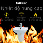 chậu lavabo treo tường Caesar L2152 P2443 chân lửng - Ảnh 7