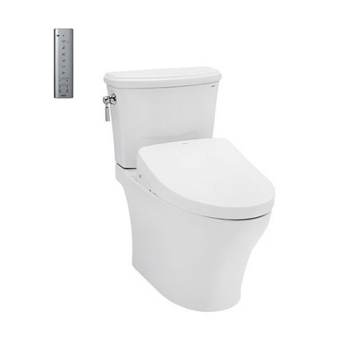 TOTO CS986CGW12 - Bồn cầu thông minh nắp rửa điện tử TCF4911EZ