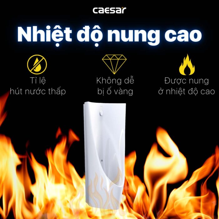 Bồn Tiểu nam CAESAR UA0237 cảm ứng treo tường - Ảnh 9