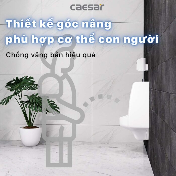 Bồn tiểu nam Caesar U0240 treo tường - Ảnh 7