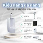 Bồn tiểu nam Caesar U0282 treo tường - Ảnh 10