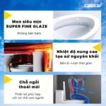 Bồn cầu thông minh CAESAR C1356F TAF400H (CD1356) nắp rửa điện tử - Ảnh 8