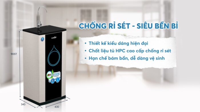 Máy lọc nước RO Karofi KBW80 8 lõi nước mặn tủ đứng - Ảnh 2