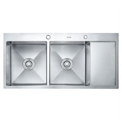 Chậu rửa bát inox Sevilla SV-10045 dương bàn 2 hố 1 bàn