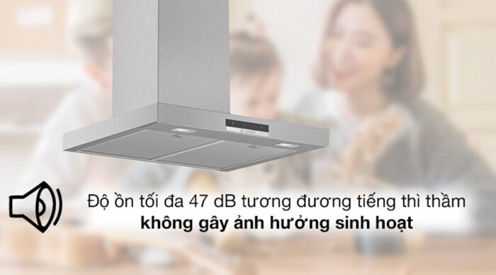 Độ-ồn-máy-hút-mùi-Bosch-DWB66DM50B