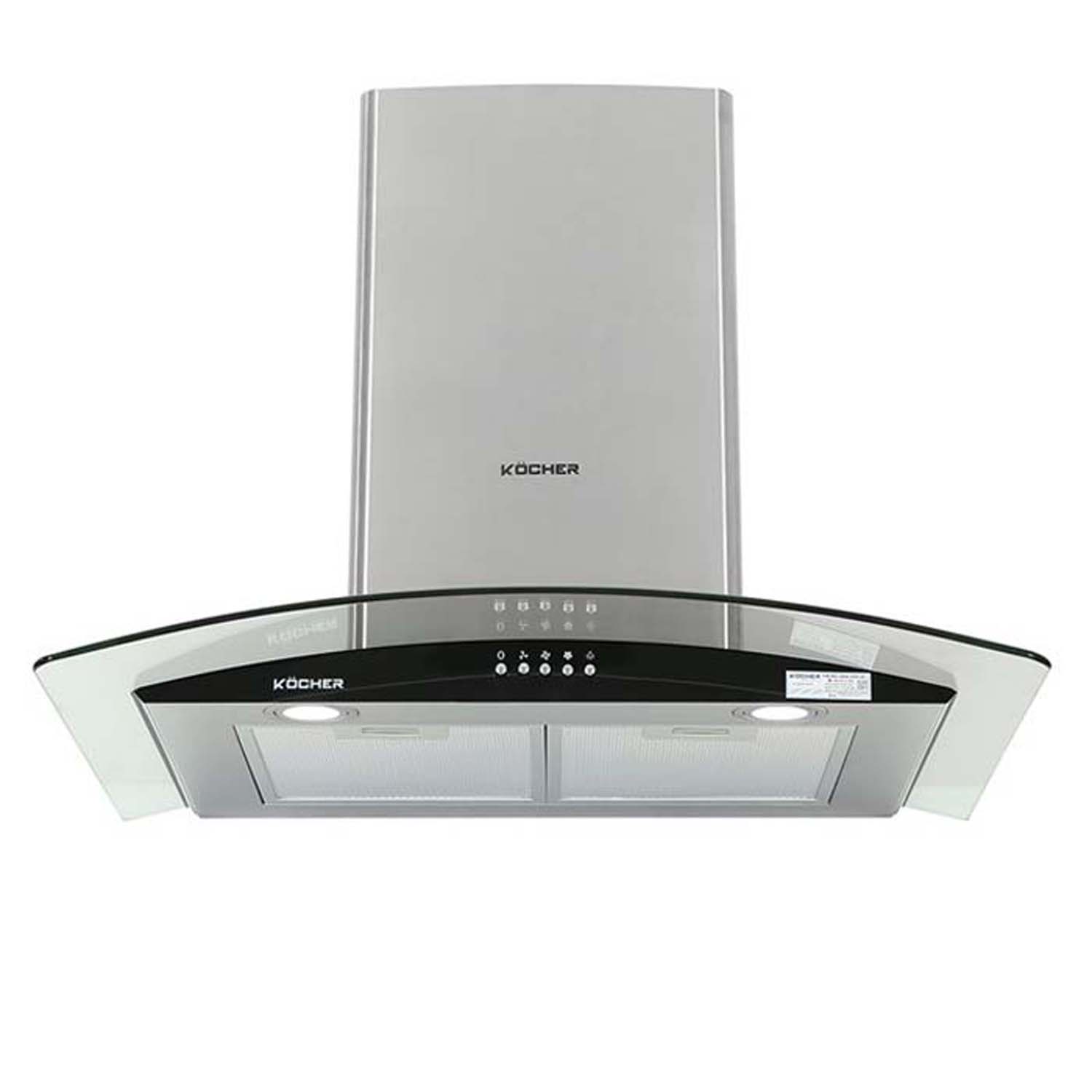 Máy hút mùi KOCHER K 8370XS 70cm 90cm kính cong