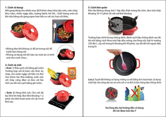 Nồi Rapido RK24-RD gang đúc tráng men (24cm) - Ảnh 3