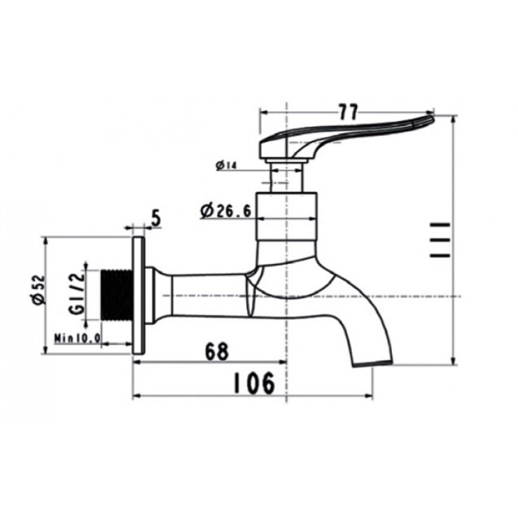 Vòi Lạnh American Standard ARR A-7400C