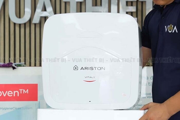 Bình nóng lạnh ARISTON VITALY 15L lít vuông gián tiếp 2.5FE 2500W - Ảnh 4