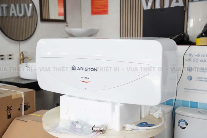 Bình nóng lạnh ARISTON VITALY 20 SLIM 20L lít ngang gián tiếp 2.5FE 2500W - Ảnh 3
