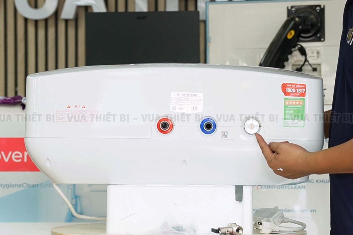 Bình nóng lạnh ARISTON VITALY 20 SLIM 20L lít ngang gián tiếp 2.5FE 2500W - Ảnh 9