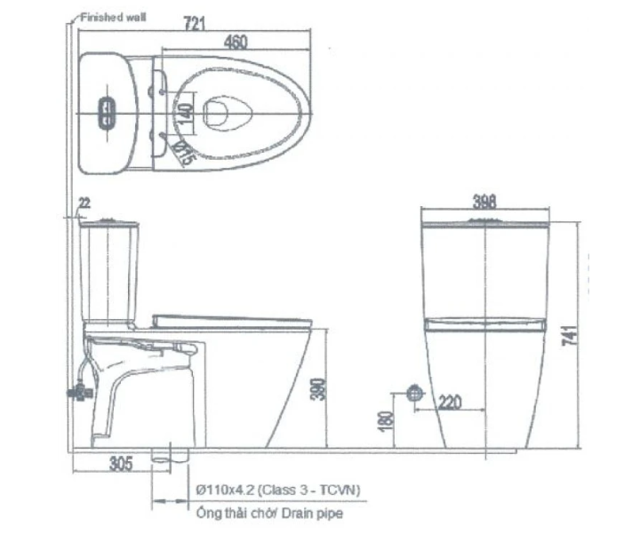 INAX AC-602 CW-KB22AVN - Bồn cầu thông minh nắp rửa điện tử 1 INAX AC-602 CW-KB22AVN - Bồn cầu thông minh nắp rửa điện tử