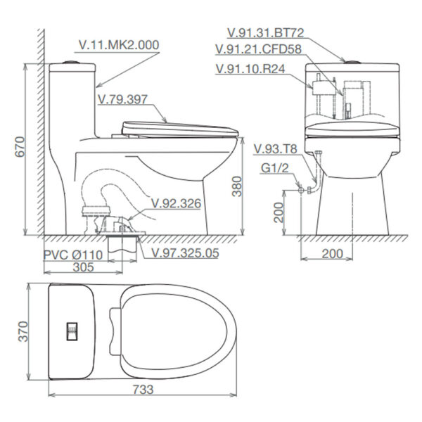 Bản-vẽ-kĩ-thuật-Bồn-cầu-1-khối-VIGLACERA-Mekong-MK2-nắp-êm