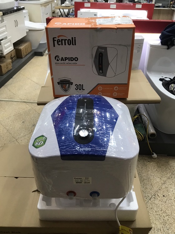 Bình nóng lạnh RAPIDO SD 20L RAPIDO SD 30L lít vuông gián tiếp 2500w 1
