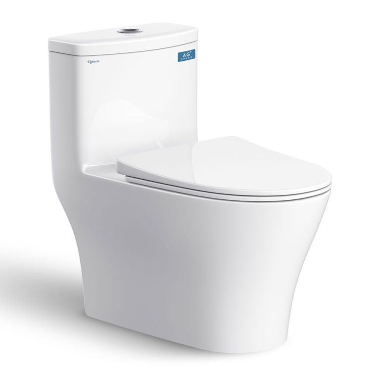 Bồn cầu 1 khối VIGLACERA V36 nắp êm