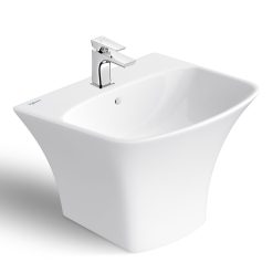 Chậu lavabo treo tường VIGLACERA V64 liền chân