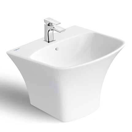 Chậu lavabo treo tường VIGLACERA V64 liền chân