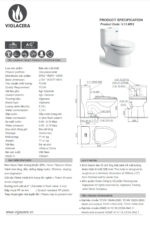Thông-số-kĩ-thuật-Bồn-cầu-1-khối-VIGLACERA-Mekong-MK2-nắp-êm