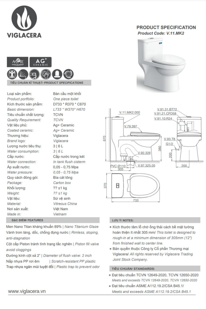 Thông-số-kĩ-thuật-Bồn-cầu-1-khối-VIGLACERA-Mekong-MK2-nắp-êm