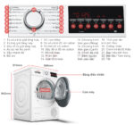 Máy sấy quần áo BOSCH WTW85400SG 9kg serie 6 - Ảnh 2