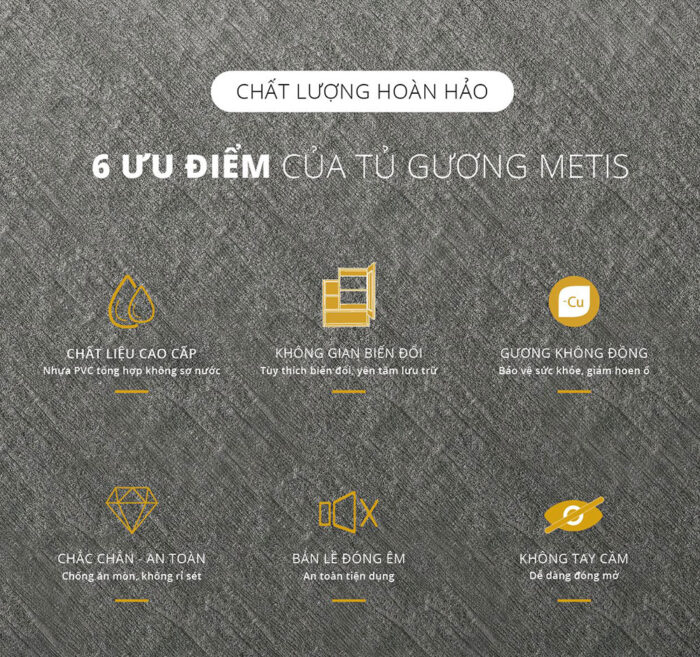 Tủ gương CAESAR EM01100V treo tường - Ảnh 3