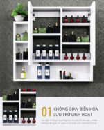 Tủ gương CAESAR EM0180V treo tường - Ảnh 8